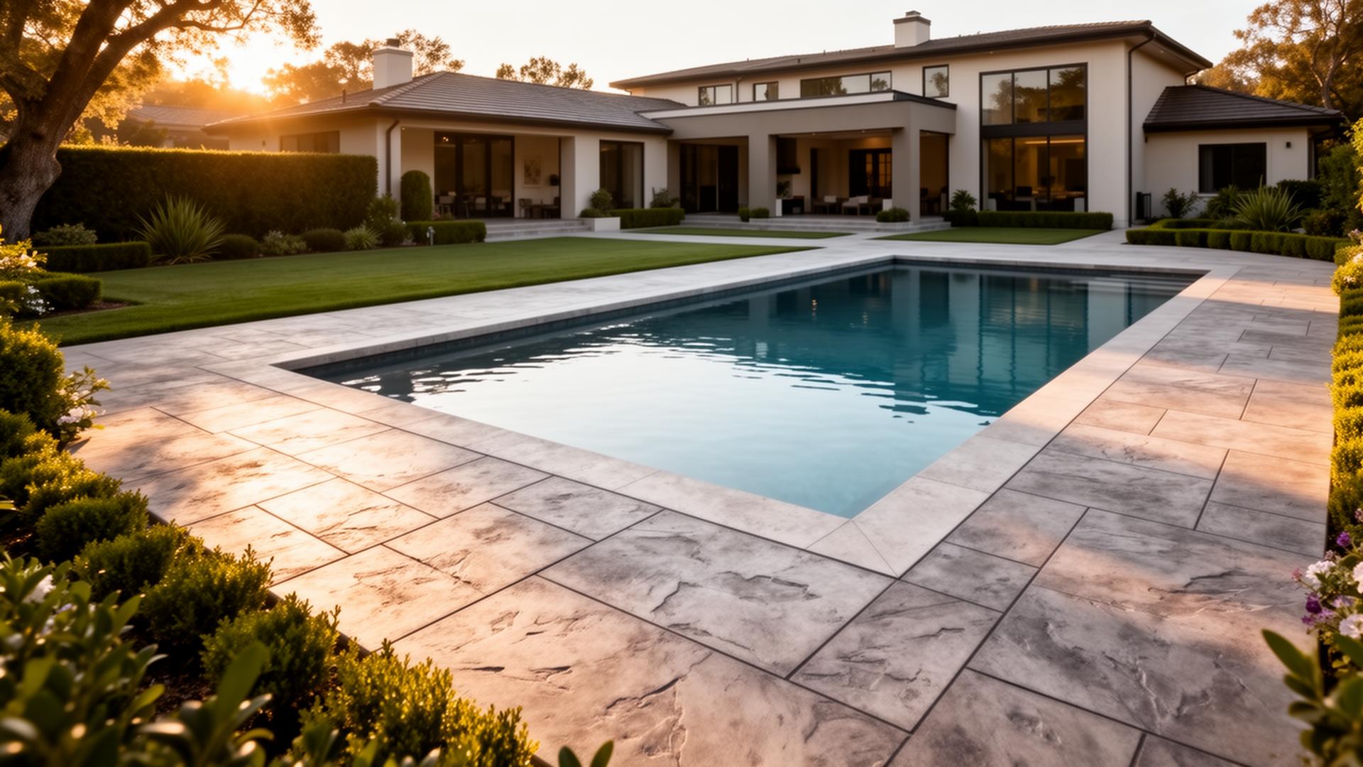 Comparison of a finished concrete driveway and an asphalt driveway at Twin Cities homes